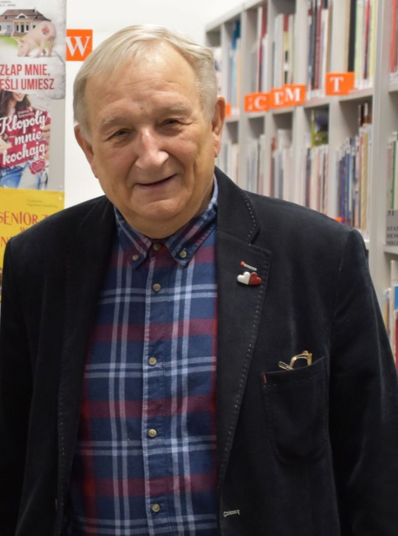 KAZIMIERZ KACZOR, legenda polskiego kina i teatru zawitał do biblioteki i uczestniczył 28.11.2023 r. w Mistrzowskim Czytaniu „Pana Tadeusza” Adama Mickiewicza.