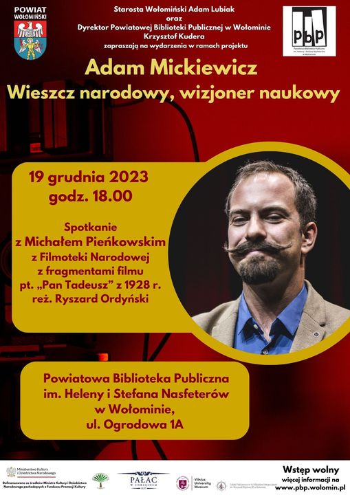 Spotkanie w ramach projektu „Mickiewicz. Wieszcz narodowy, wizjoner naukowy