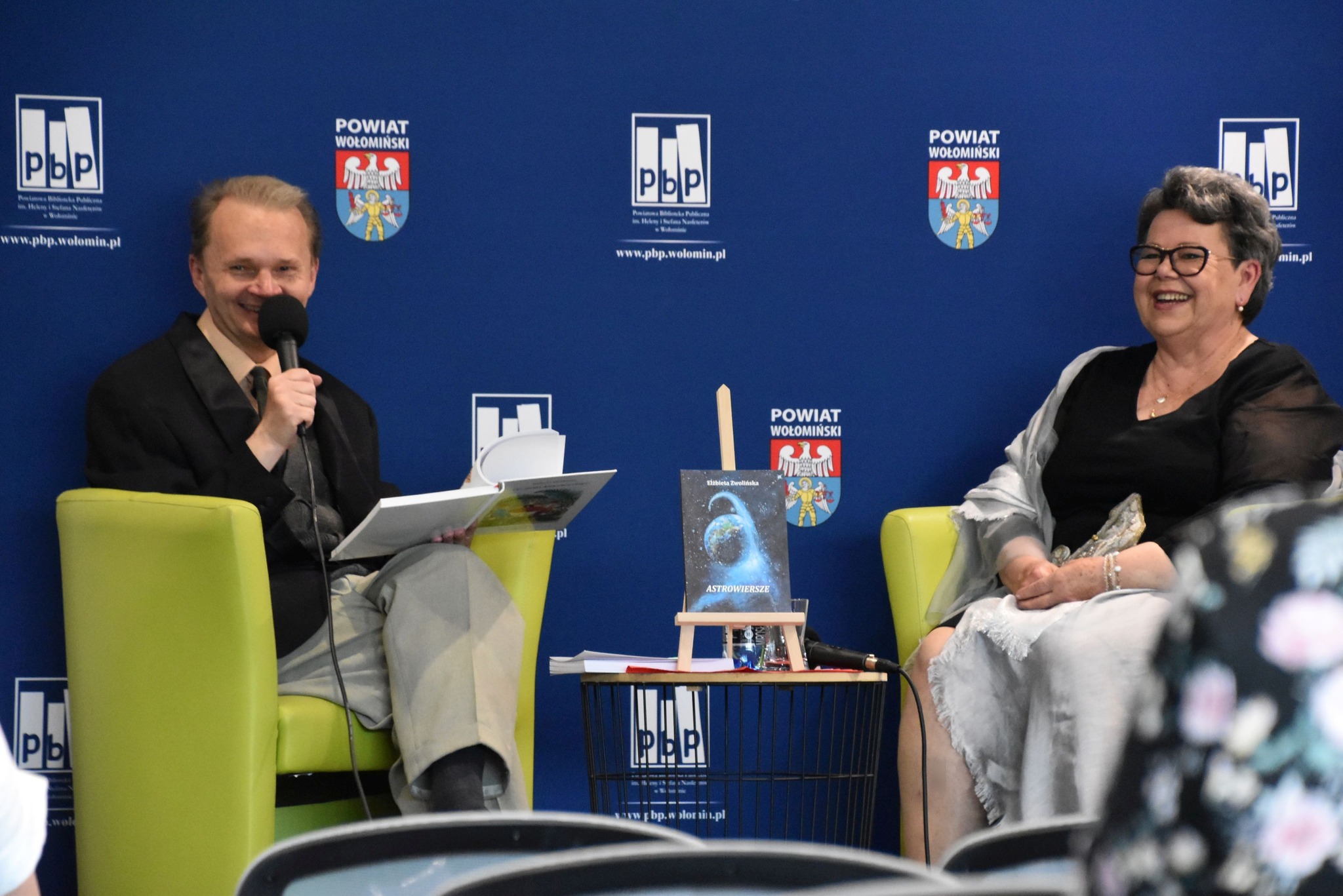 Spotkanie autorskie z Elżbietą Zwolińską poetką wołomińską, 14.05.2024.