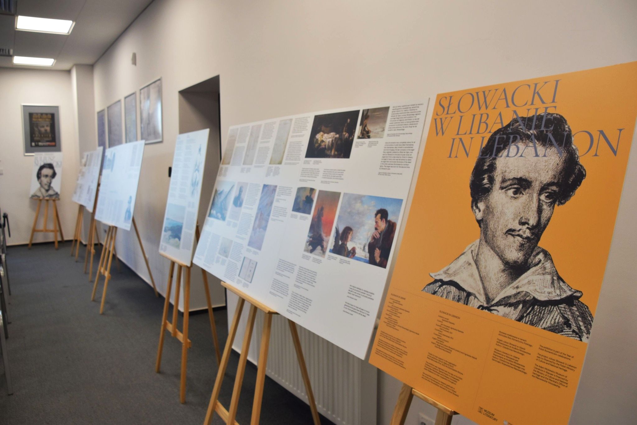 Jedyna taka wystawa w Polsce! „Słowacki w Libanie” (ang. „Słowacki in Lebanon”). Dziękujemy Muzeum Literatury im. Adama Mickiewicza w Warszawie!