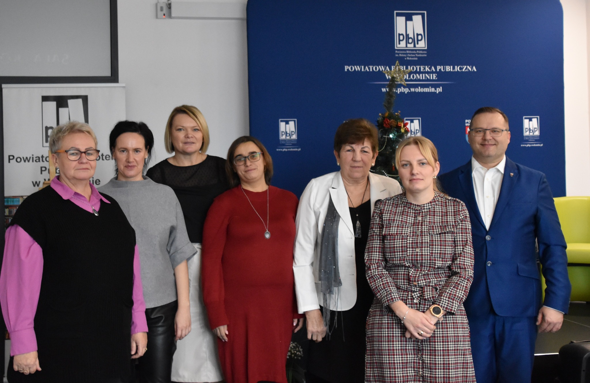 Spotkanie dyrektorów bibliotek z powiatu wołomińskiego, 15.12.2023.