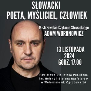 slowacki. poeta  mysliciel  czlowiek adam woronowicz