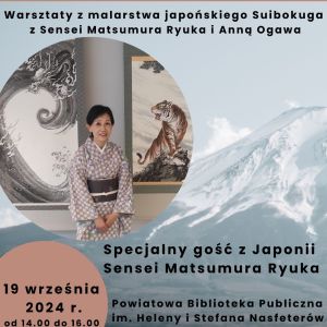 plakat sensei ryuka i anna ogawa