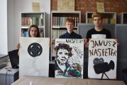 Projektowanie plakatu o wybitnym reżyserze Januszu Nasfeterze przez młodzież z Zespołu Szkół Ekonomicznych w Wołominie, Krzysztof Kudera